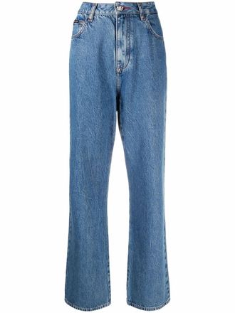 Philipp Plein Jeans taglio comodo Iconic - Blu