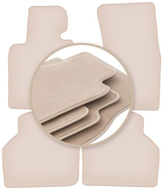OEM Alfombrillas Premium Beige Para: Bmw 7 E66 Sed&aacute;n Largo 2001-2008