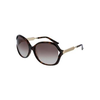 Gucci Authentieke Stijlvolle Zonnebril van Premium Kwaliteit - unisex - Zonnebrillen - Bruin - 60 MM - Accessoires