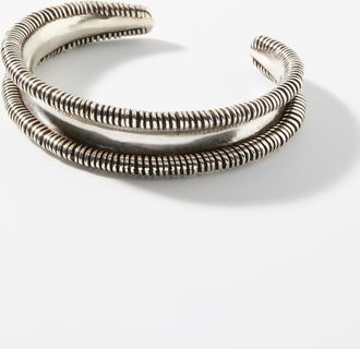 Isabel Marant Mens Rigid silvery bracelet