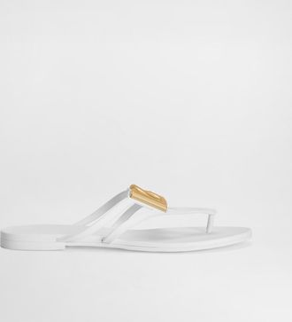 Dolce & Gabbana Rubber Beachwear Slides With Logo - Woman Slides And Mules White 36