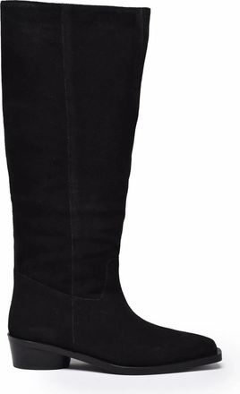 Marella Black Leather Cambusa Boots