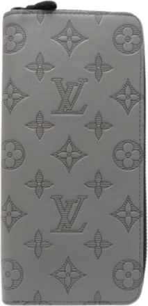 Louis Vuitton Pre-owned Wallets, male, Gray, Size: ONE SIZE Pre-owned Long wallet (bi-fold)