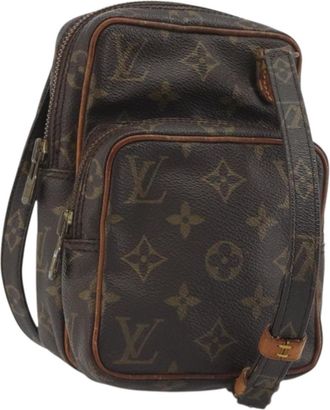Louis Vuitton Amazone Monogram Canvas Brown Canvas Handbag (Pre-Owned)