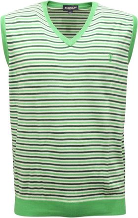 Jeckerson Sleeveless Jumpers, male, Green, S, Sleeveless Cotton Jumper Made in Italy