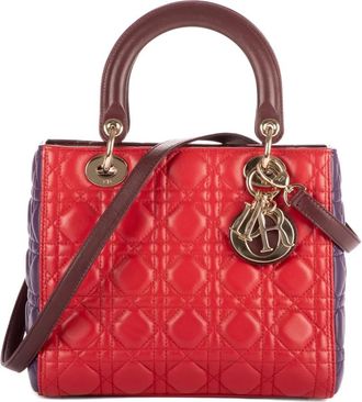 Dior Borsa a spalla bicolore anni 2010 - Rosso