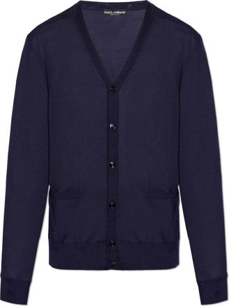 Dolce & Gabbana Zijden vest - Heren - Vesten - Blauw - L - Truien & Vesten