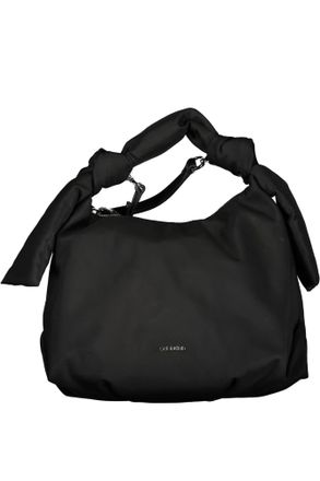 Calvin Klein Womens Knotted Top Handle Bag Style Top - Black