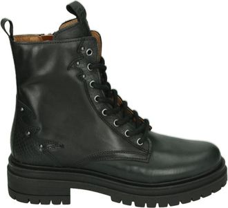 Giga Schoenen, Dames, Zwart, 42 EU, Leer, G4482 Veterlaarzen