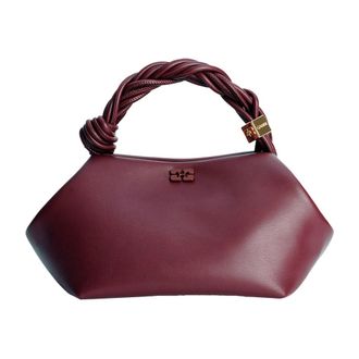 Ganni Tassen, Dames, Paars, ONE Size, Leer, Handbags