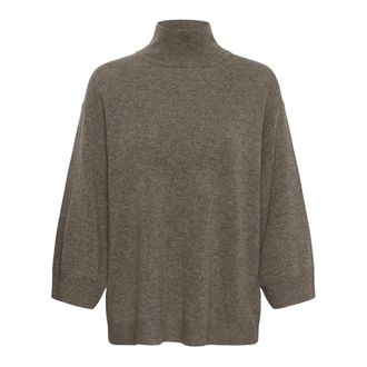 Inwear Truien & Vesten, Dames, Bruin, XL, Wol, Monika Highneck