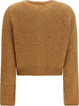 Forte_Forte Womens Chunky Knit Cardigan With Buttons Heliodore Sweater