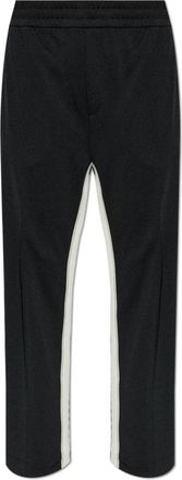 Moncler Sweatpants, male, Black, Size: 2XL Wide-leg Sweatpants