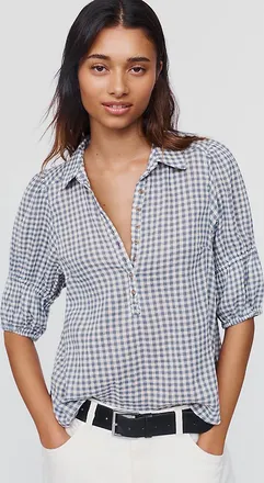 Pilcro Tallulah Puff Sleeve Blouse