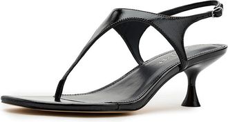 Marc Fisher Pelysa Womens Dress Sandals Black Leather : 9.5 M