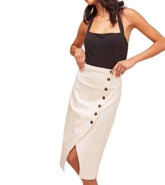 Astr Eileen Skirt In Natural