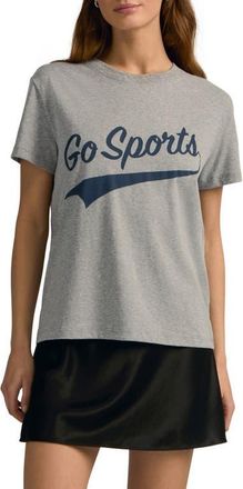 Favorite Daughter Go Sports Graphic T-Shirt in Heather Grey W/Na at Nordstrom, Size X-Small