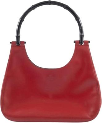 Gucci Pre-owned Handbags, female, Red, Size: ONE SIZE Pre-owned Vintage Handbag