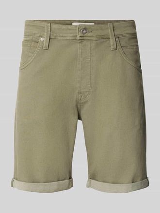 Jack & Jones Jack & Jones Regular Fit Shorts mit Umschlag Modell RICK in Oliv, Gr&ouml;&szlig;e XXL
