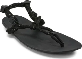 Xero Shoes Genesis Rope Style Barefoot Sandal in Black at Nordstrom, Size 11