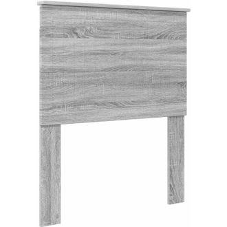 vidaXL Cabecero Con Cabecera Gris Sonoma 80 Cm Madera Contrachapada Vidaxl