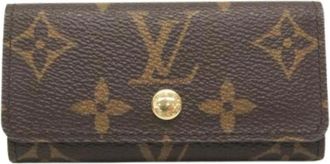 Louis Vuitton Pre-owned Canvas key-holders - unisex - Vintage Accessoires - Bruin - ONE Size - Vintage