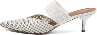 Malone Souliers Mules Maisie traforate - Bianco