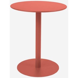 Sweeek Mesa De Jard&iacute;n Bistr&oacute; Redonda De Acero Para 2 Personas