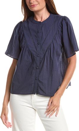 ANNA KAY Anna Kay Tropeanna Cashmere-Blend Blouse