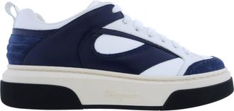 Ferragamo Ferragamo Cassina Low-Top Sneakers, Size 7