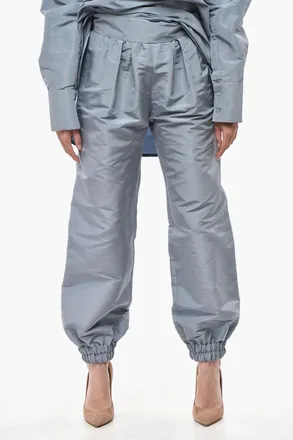 Super Blond Pantaloni a Palloncino in Organza di Seta Super Blond