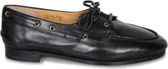 Bally Nautisch ontwerp leren instapper - Dames - Bootschoenen - Zwart - 38 EU - Leer - Schoenen