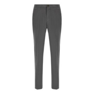 Pal Zileri Effortless Lyocell Capsule Trousers - male - Pal Zileri - Suit Trousers - Gray - S - Trousers