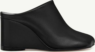 Maison Margiela Womens Leather Mules - Black - Size EU 39