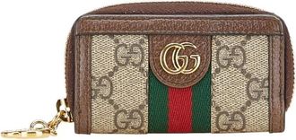 Gucci Pre-owned Wallets, female, Beige, Size: ONE SIZE Pre-owned Small Zip Coin Case