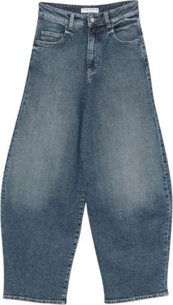 Icon Denim Los Angeles Jeans, Dames, Blauw, W28, Katoen, Ginny Balloon Jeans