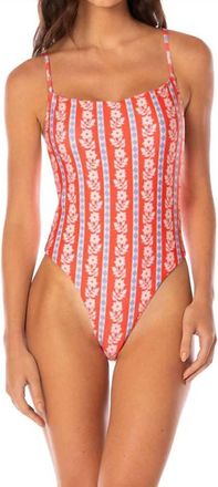 Maaji Vintage Bloom Reversible Callie One Piece In Multicolor