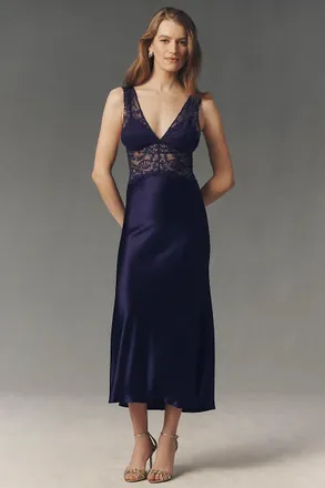 Mare Mare Quinn Lace Maxi Slip Dress