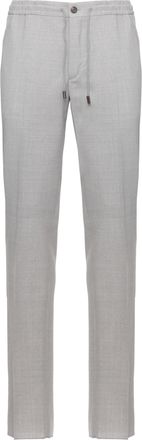 Incotex Grey Wool Pants