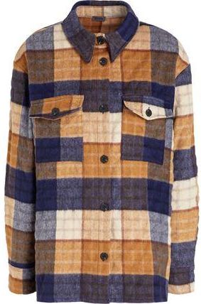 8 by YOOX TARTAN FLANNEL SHIRT