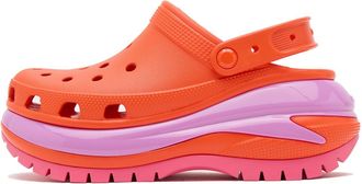 Crocs Mega Crush Clogs Orange Pink 207988-84J