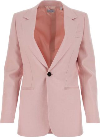 Burberry Pink Wool Blazer