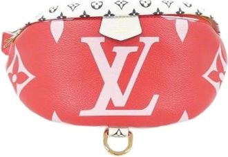 Louis Vuitton Pre-owned Monogram Giant Bumbag - Heren - Vintage Heuptassen - Rood - ONE Size - Vintage
