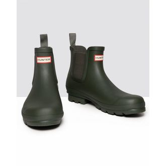 Hunter Original Chelsea Mens Boots - Olive - Size UK 11
