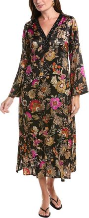 Johnny Was Judith Silk Maxi Dress