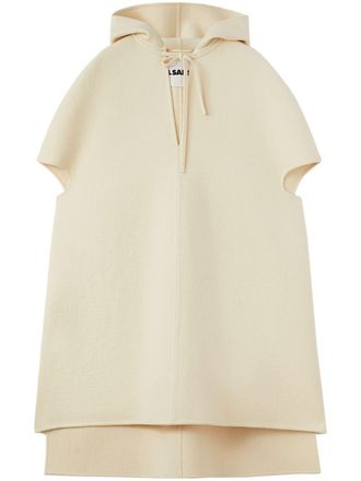Jil Sander Cape met korte mouwen - Beige
