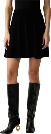 Pinko Minifalda acampanada - Skirts - Mujer - Negro - XS