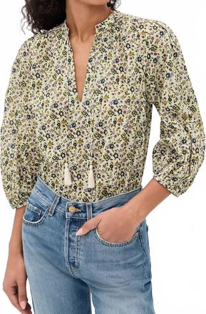 Cleobella Belle V Neck Blouse In Eloisa Floral