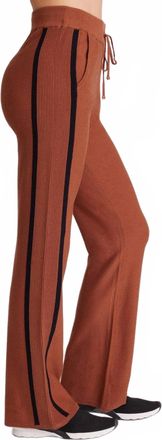 Blanc Noir Portola Bootcut Pants In Mocha Bisque