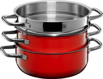 WMF Juego De Cacerolas Ft Compact Rojo 3pcs - Wmf